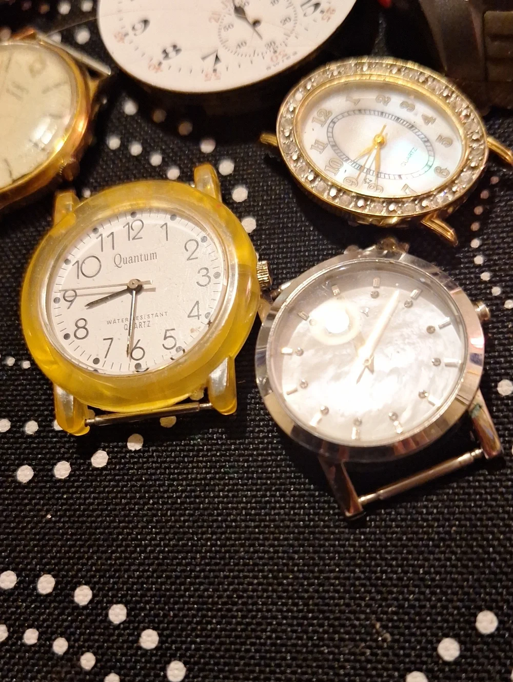 Mixed Silver and Gold Watch Faces Pack - Unbranded